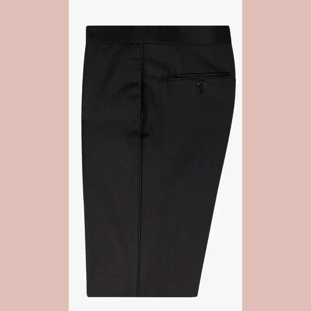 NEW Emporio Armani [ 58 US ] G Line Straight-Leg Pants in‎ Black U1902